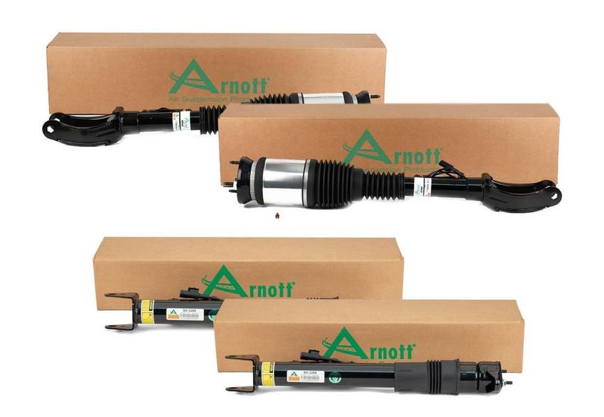 Mercedes Suspension Strut and Shock Absorber Assembly Kit - Front and Rear (with ADS) 166320566680 - Arnott 3998897KIT